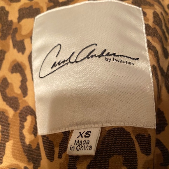 EUC CAbi Leopard Print Estate Jacket, XS - Picture 11 of 12